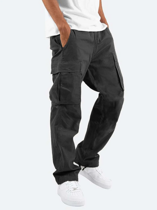 Pantalon cargo homme, vue complète, design moderne