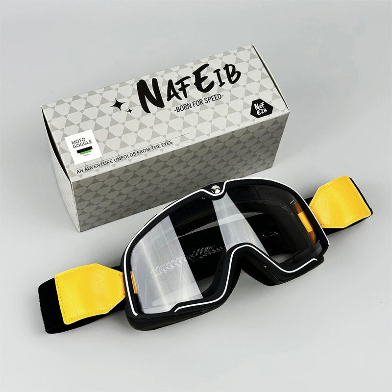 Lunettes rétro montrant leur capacité à s'adapter sur des lunettes