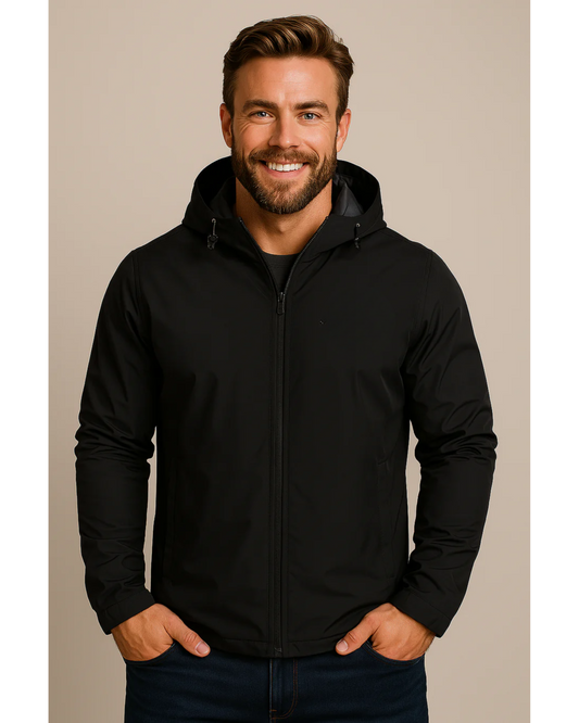 Veste imperméable homme en vue d'ensemble