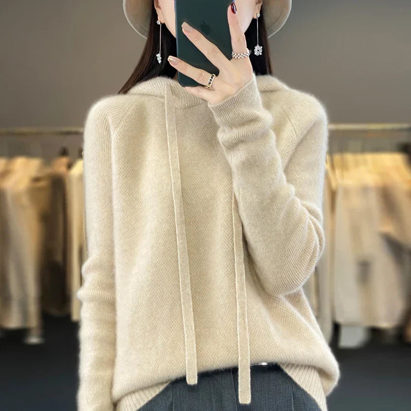 Pull en laine mérinos, parfait pour l'hiver
