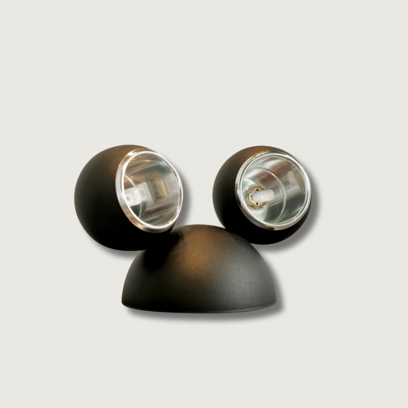 Lampe de table avec silhouette de Mickey en métal noir