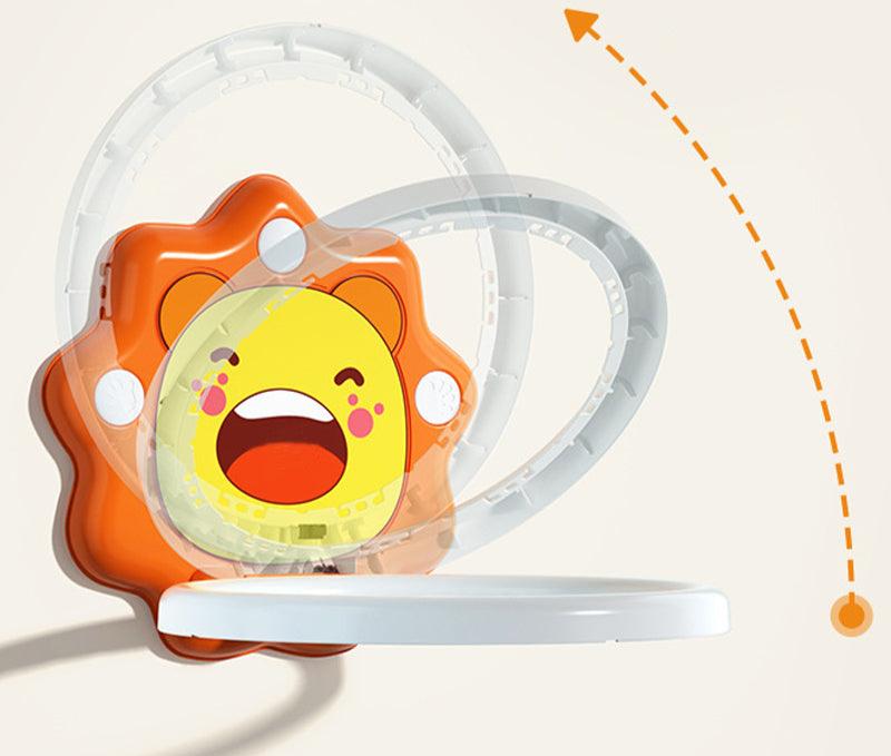 Détail du filet et de l'anneau du mini panier