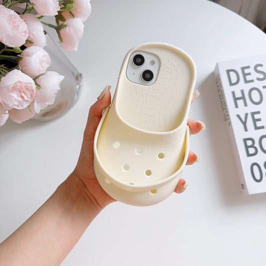 Coque iPhone avec chaussons, protection contre la poussière