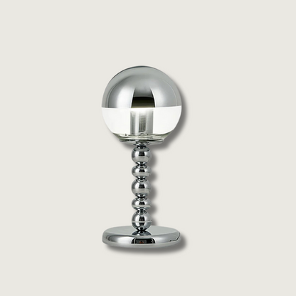 Vue de dessus de la lampe montrant sa structure