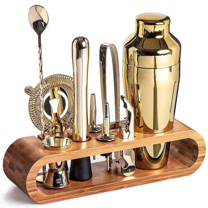 Accessoires de bar en acier inoxydable avec finition brillante
