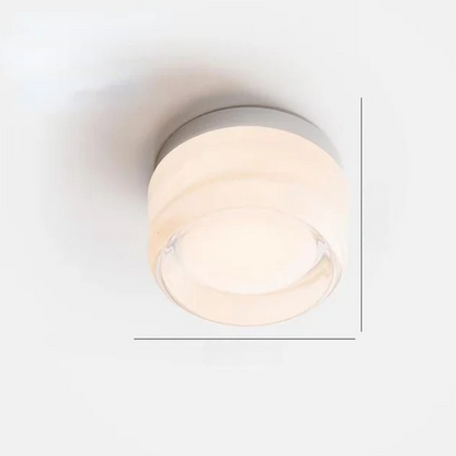 Vue de côté de la lampe murale noire moderne