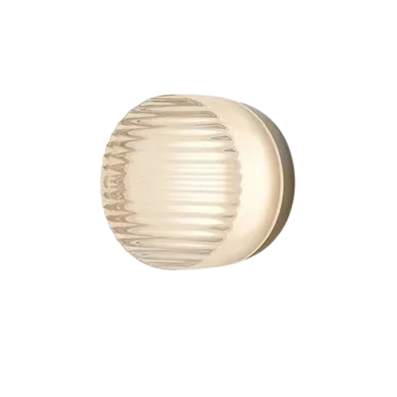 Détail du design minimaliste de la lampe murale noire