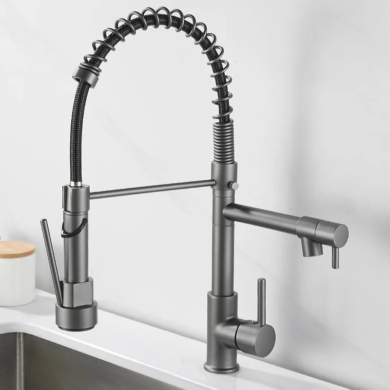 Détail du bec du robinet en laiton durable