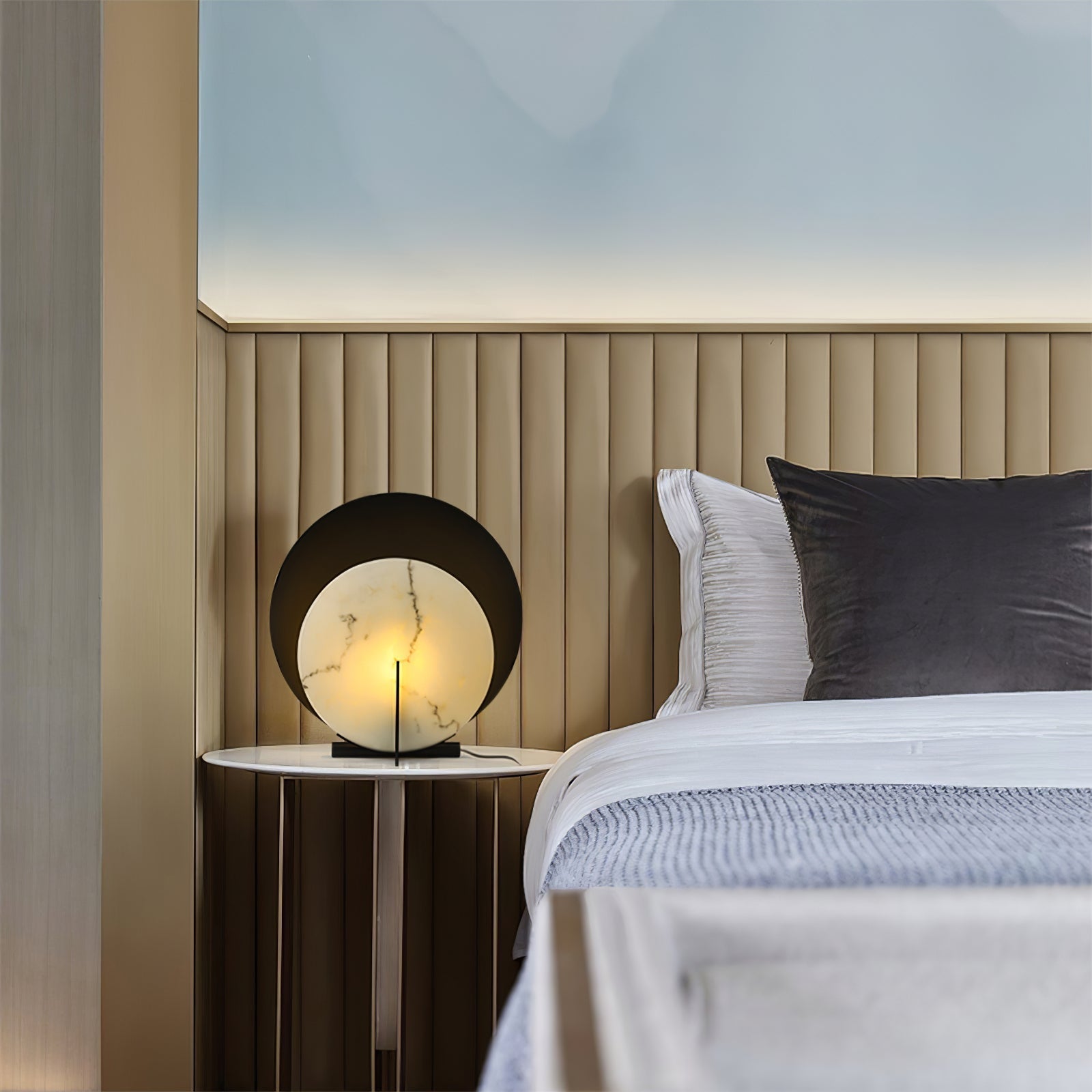 Lampe d'accent dans un salon moderne