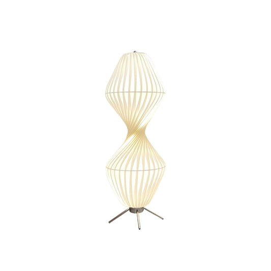 Vue de dessus de la lampe montrant son motif complexe