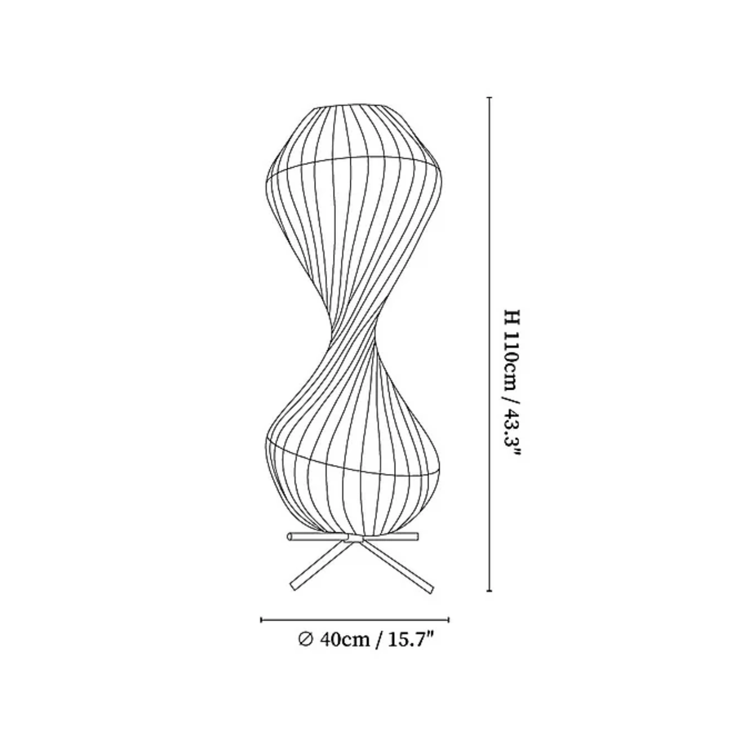Vue rapprochée du motif organique de la lampe