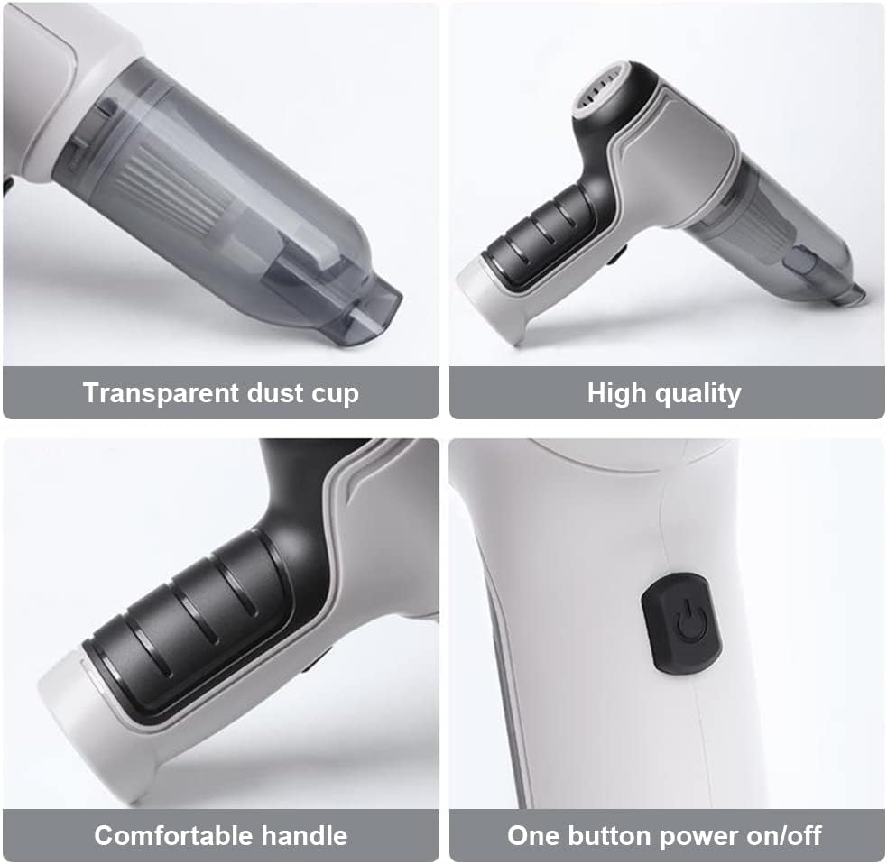 Aspirateur sans fil avec câble USB pour recharge