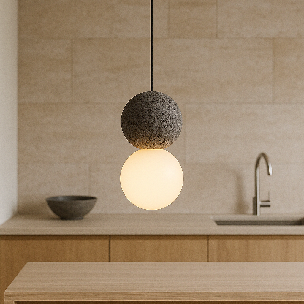 Ampoule LED visible à travers le verre