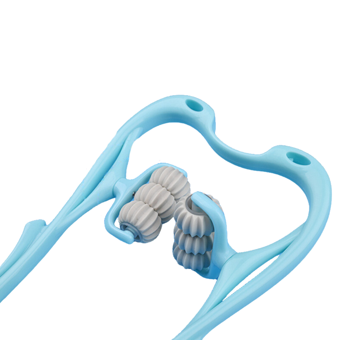Rouleau de massage ergonomique pour cou et mollets