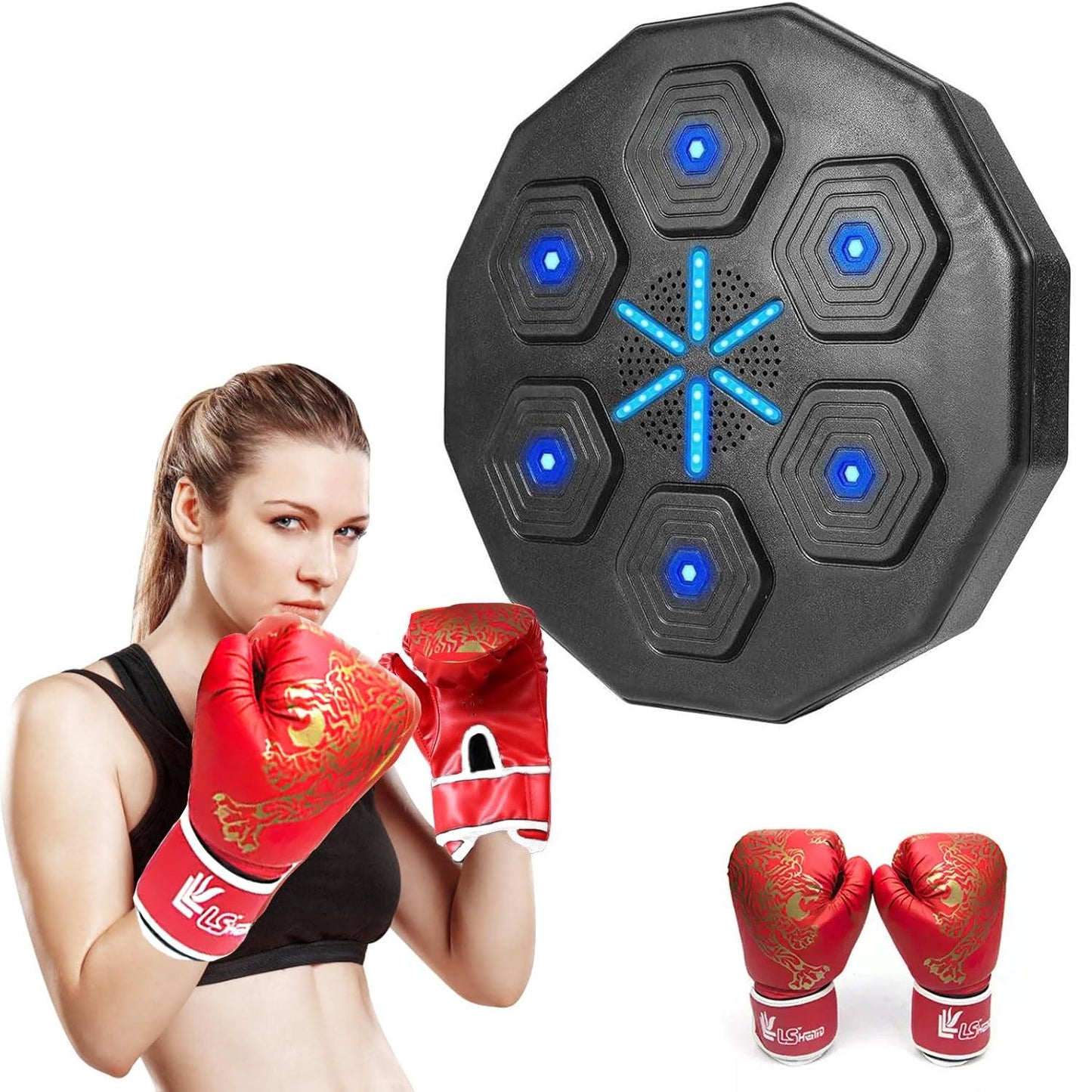 Démonstration de la machine à boxe en action avec un utilisateur