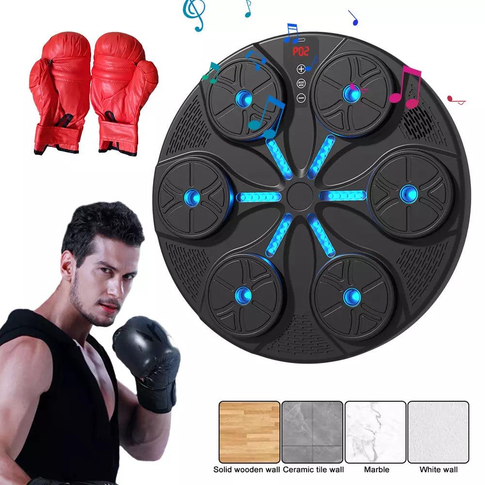 Détails des fixations murales de la machine à boxe musicale