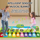 Effets lumineux activés sur le tapis de jeu musical