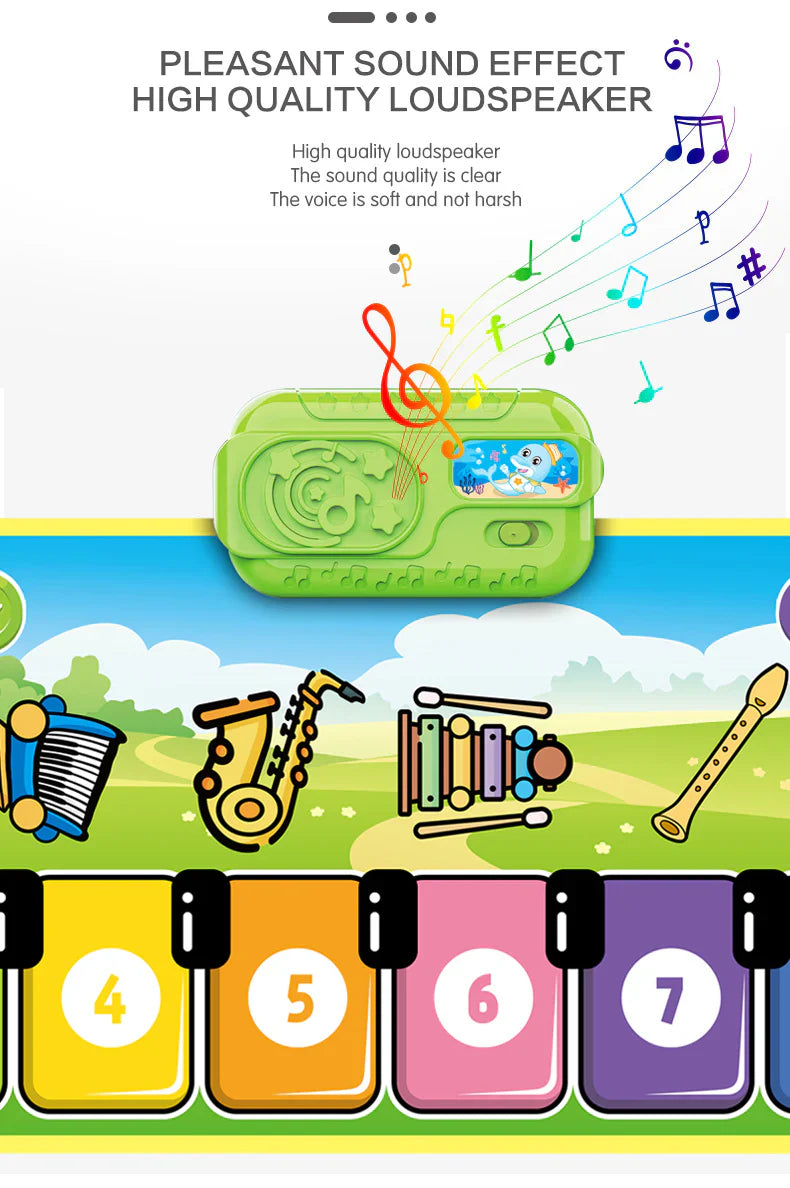Tapis de danse plié pour un rangement facile