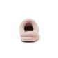 Intérieur doux et moelleux des chaussons en peluche