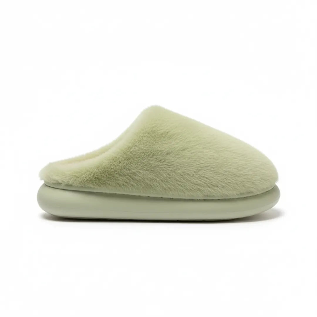 Vue latérale des chaussons montrant le design élégant