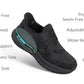 Chaussures de marche noires avec sangle en Z ajustable