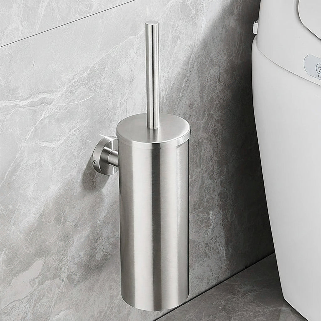 Brosse de toilette suspendue, libérant l'espace au sol