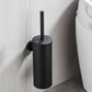Vue rapprochée du manche en acier inoxydable de la brosse