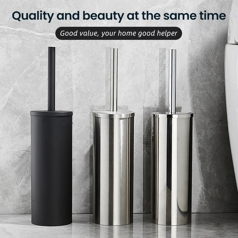 Ensemble brosse et support, design épuré et contemporain