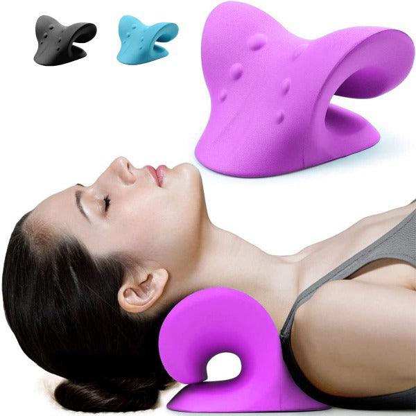 Oreiller de traction cervicale avec design ergonomique détaillé