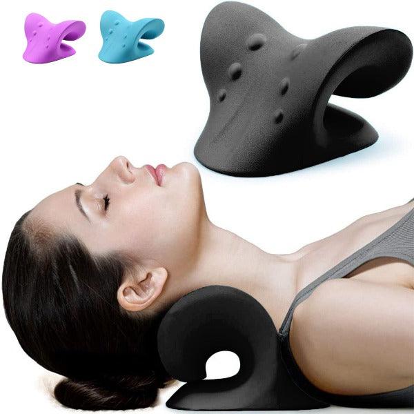 Comparaison de la posture avec et sans l'oreiller cervical