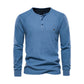 Chemise homme en tissu doux, manches longues pliées
