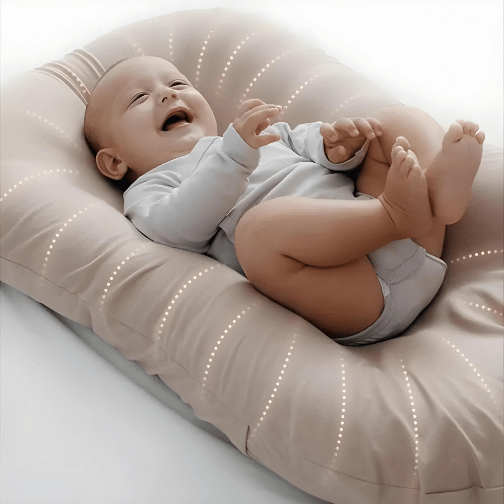 Coussin orthopédique pour bébé en mousse à mémoire, vue de face