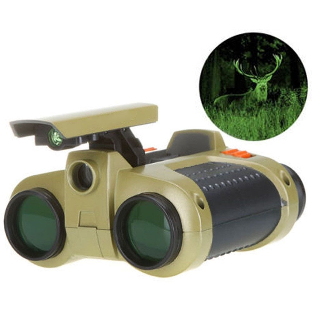 Jumelles pour enfants avec vision nocturne en pleine utilisation extérieure
