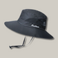 Chapeau noir pour femme, protection UPF 50+, vue latérale
