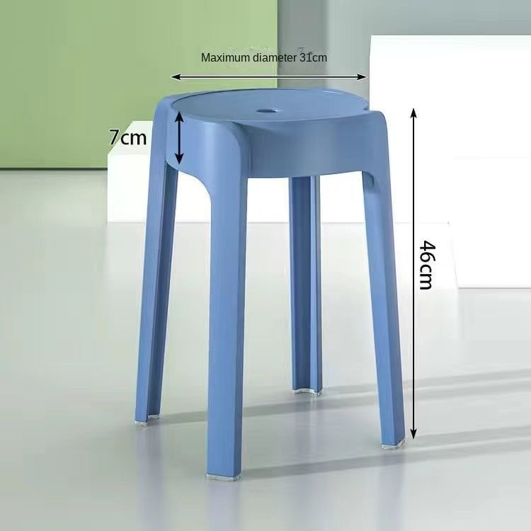 Tabouret de salle à manger, empilé pour un rangement efficace