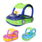 Voiture gonflable pour enfant avec canopy intégré