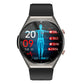 Vue latérale de la montre avec capteur ECG visible