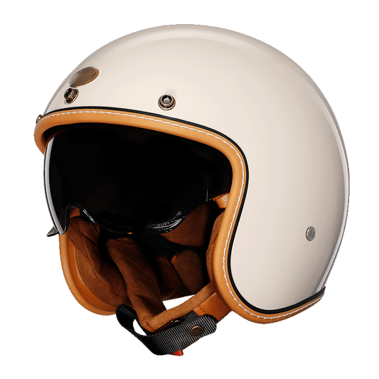 Casque moto rétro avec ventilation améliorée et design ouvert