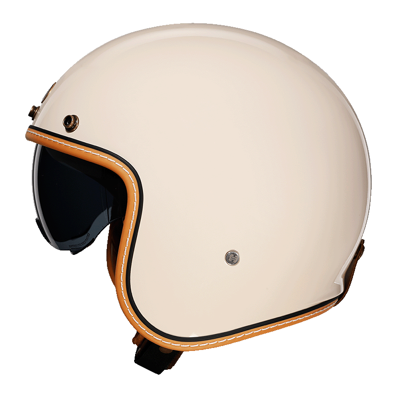 Intérieur du casque jet montrant la mousse EPS pour confort