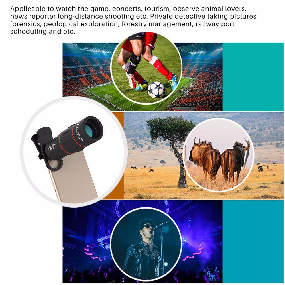 Vue arrière de l'objectif télescope avec détails du prisme