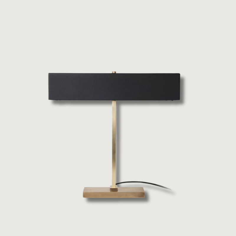 Lampe de table avec orbes en verre blanc lumineux