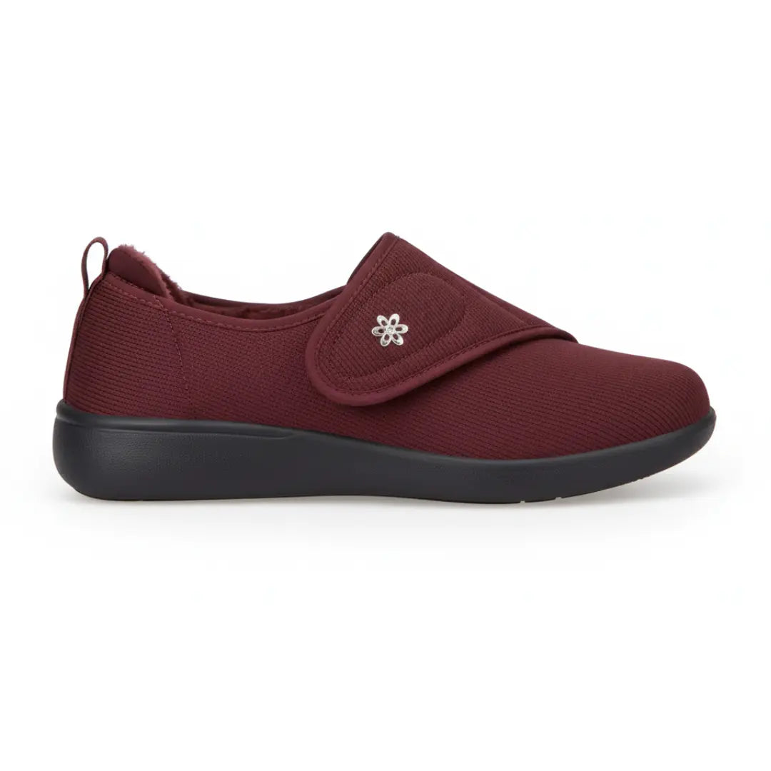 Chaussures pour femmes avec fermeture Velcro large