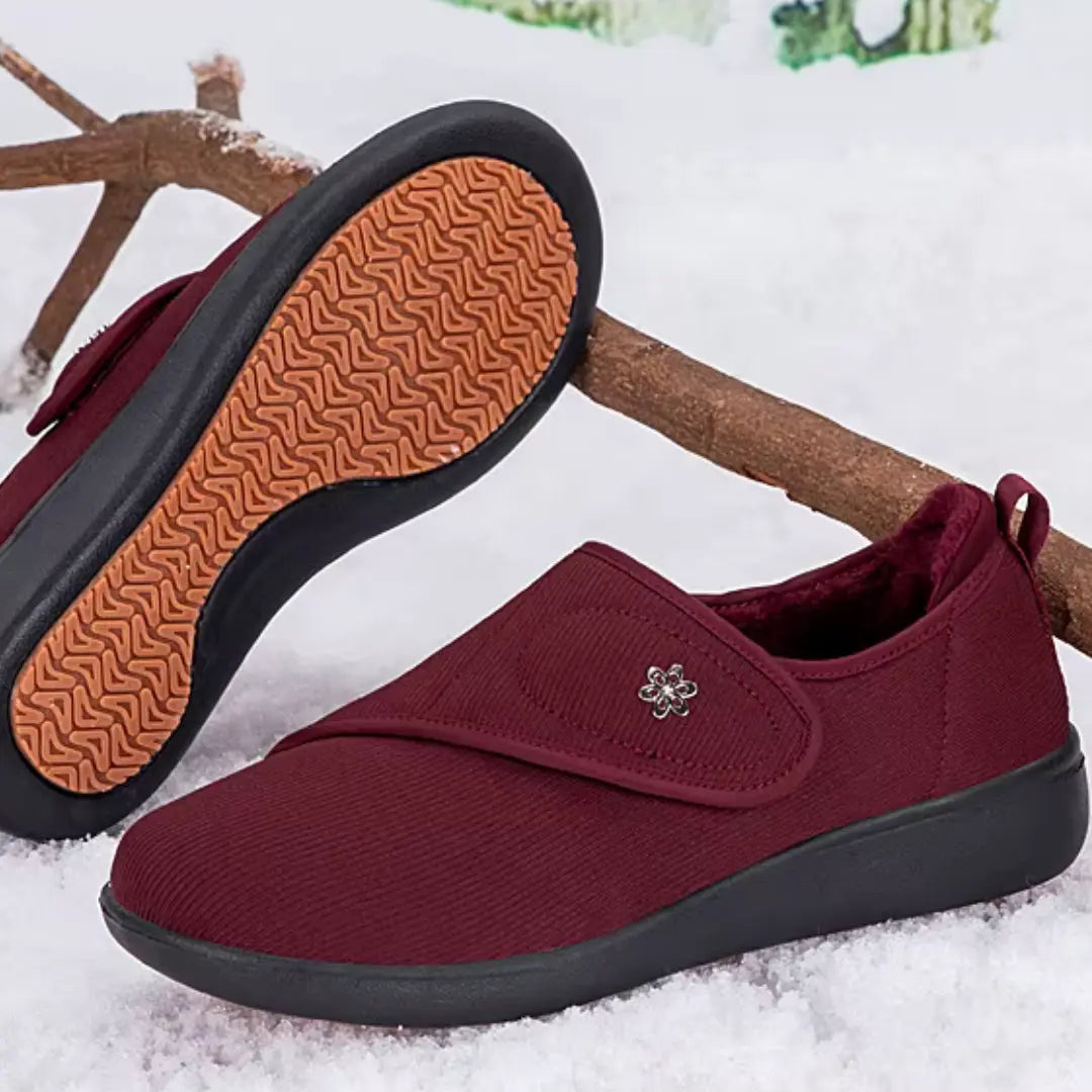 Détail du matériau doux et respirant des chaussures