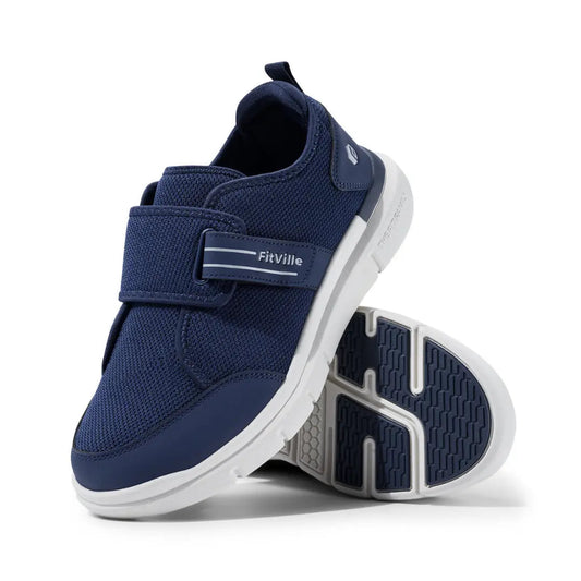 Vue arrière montrant la conception ergonomique des baskets