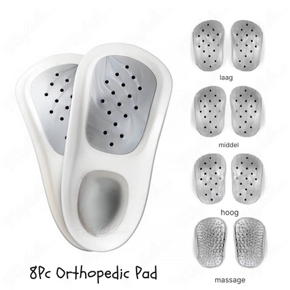 Semelles orthopédiques illustrant soutien et confort