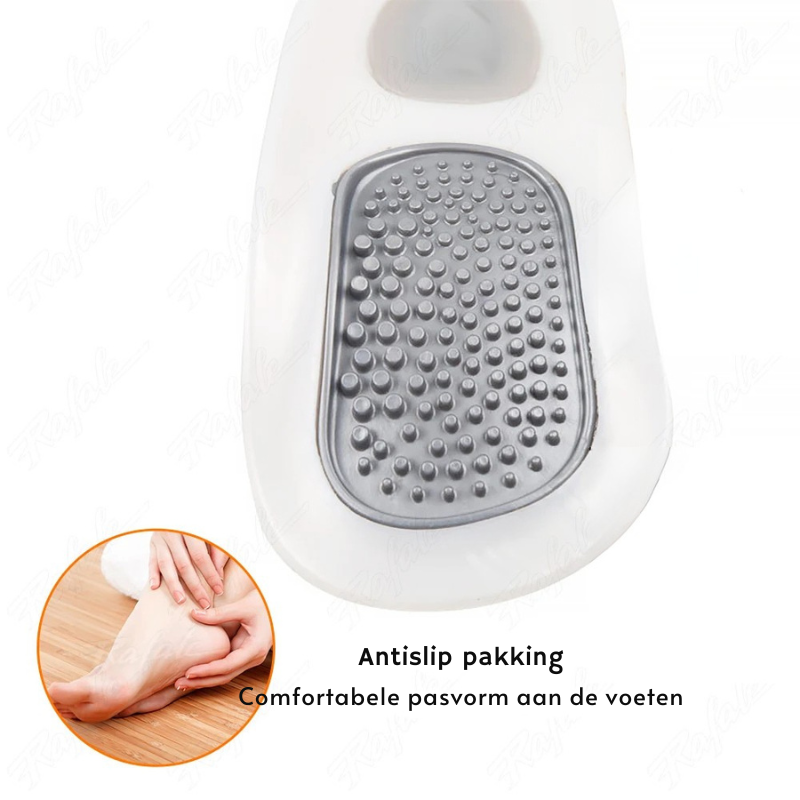 Détail du matériau respirant des semelles orthopédiques
