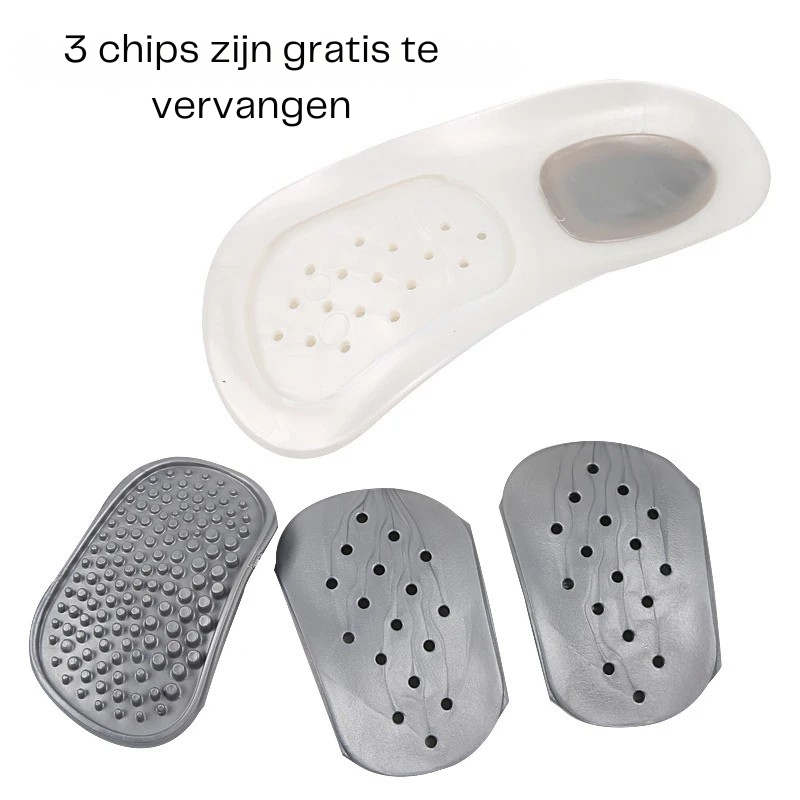 Semelles avec design géométrique pour meilleure posture