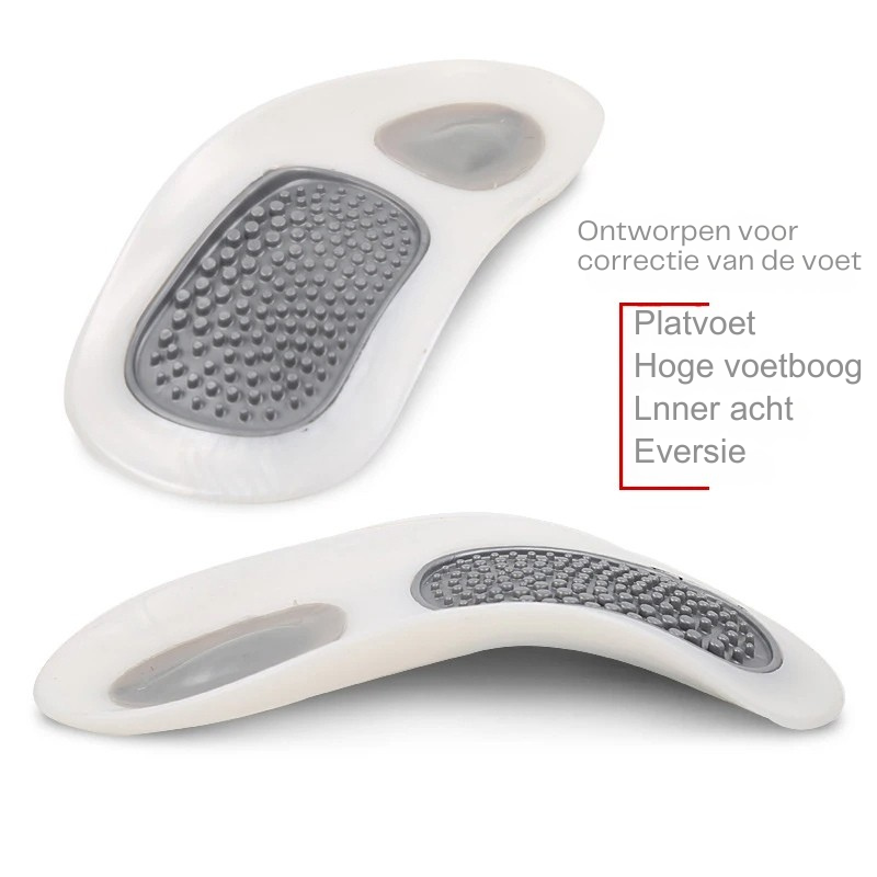 Semelles orthopédiques montrant ajustement polyvalent