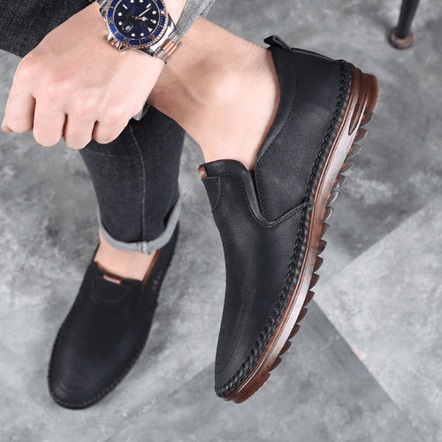 Chaussures orthopédiques pour hommes avec semelles amortissantes