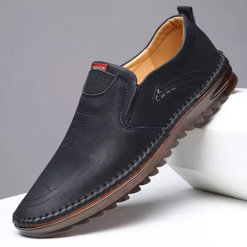 Chaussures confortables pour hommes, semelle antidérapante visible